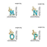 1 Piece Basic Letter Copper Plating Inlay Jewelry Accessories main image 7