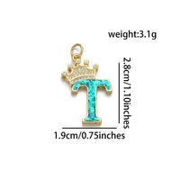 1 Piece Basic Letter Copper Plating Inlay Jewelry Accessories sku image 20