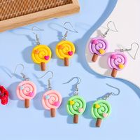 1 Pair Cute Candy Resin Drop Earrings main image 5