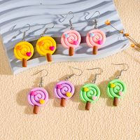 1 Pair Cute Candy Resin Drop Earrings main image 4