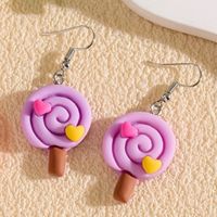 1 Pair Cute Candy Resin Drop Earrings sku image 2
