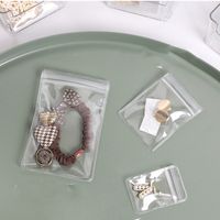 20 Pieces Simple Style Transparent PET Jewelry Packaging Bags main image 7