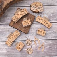 Simple Style Basketball Wood Women's Earrings main image 1