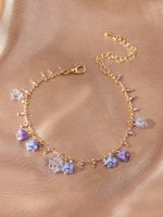 Elegant Simple Style Flower Copper Bracelets main image 4