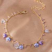 Elegante Estilo Simple Flor Cobre Pulsera sku image 1