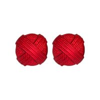 1 Pair Simple Style Solid Color Alloy Ear Studs main image 5