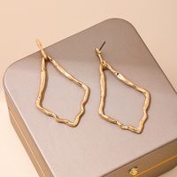 1 Pair Vacation Simple Style Classic Style Rhombus Alloy Zinc Drop Earrings main image 1