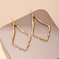 1 Pair Vacation Simple Style Classic Style Rhombus Alloy Zinc Drop Earrings main image 4