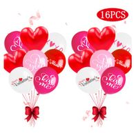Valentine's Day Cartoon Style Letter Emulsion Party Festival Balloons sku image 1