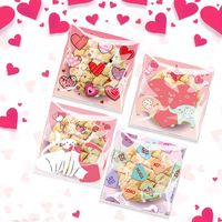 Día De San Valentín Lindo Estilo Simple Forma De Corazón El Plastico Suministros Para Envolver Regalos sku image 1