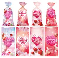 Valentine's Day Cute Simple Style Heart Shape Plastic Gift Wrapping Supplies sku image 2