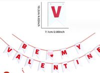 Valentine's Day Cartoon Style Letter Heart Shape Felt Paper Party Festival Decorative Props sku image 4