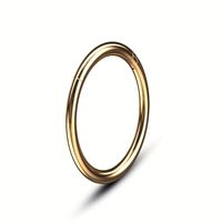 6 Pieces Lip Rings Simple Style Round Stainless Steel Plating 18K Gold Plated main image 9