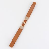 Classic Style Solid Color Alloy Women's Leather Belts main image 7