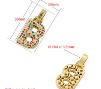 1 Piece Glam Letter Copper Inlay Jewelry Accessories main image 2