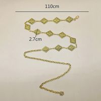 Retro Ethnic Style Geometric Alloy Plating Women's Chain Belts main image 3