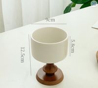 Casual Vacation Solid Color Porcelain Ceramic Cup 1 Piece sku image 2
