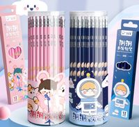 1 Set Cartoon Class Learning Daily Wood Cute Pencil main image 1