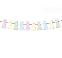 Easter Cartoon Style Rabbit Paper Party Festival Cake Decorating Supplies Decorative Props sku image 3