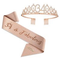 Fashion Crown Metal Plating Hollow Out Inlay Rhinestones Crown 1 Piece sku image 83