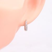 1 Pair Basic Geometric Sterling Silver Earrings main image 6