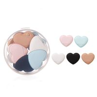 Cute Heart Shape Synthetic Sponge 1 Set sku image 2