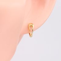1 Pair Simple Style Round Plating Sterling Silver Earrings main image 5