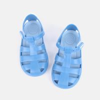 Kid's Casual Solid Color Open Toe Flats main image 2