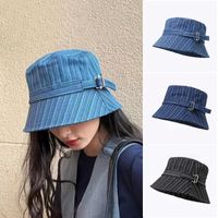 Women's Simple Style Classic Style Color Block Flat Eaves Bucket Hat main image 1