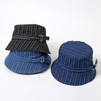 Women's Simple Style Classic Style Color Block Flat Eaves Bucket Hat main image 5