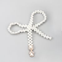 Elegant Simple Style Geometric Artificial Pearl Beaded Women's Chain Belts main image 5