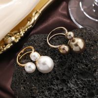 Elegant Luxuriös Einfarbig Legierung Inlay Künstliche Perlen Frau Ringe main image 1