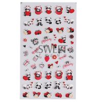 Valentine's Day Retro Sweet Cartoon Heart Shape Rose Pvc Nail Decoration Accessories 1 Piece main image 5