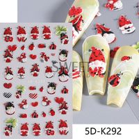 Valentine's Day Retro Sweet Cartoon Heart Shape Rose Pvc Nail Decoration Accessories 1 Piece sku image 3
