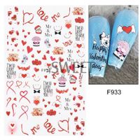 Valentine's Day Retro Sweet Simple Style Cartoon Heart Shape Rose Pvc Nail Decoration Accessories 1 Piece sku image 9