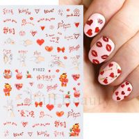 Valentine's Day Cute Sweet Heart Shape Rose Bow Knot Pet Nail Decoration Accessories 1 Piece main image 4