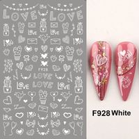 Valentine's Day Cute Sweet Heart Shape Rose Bow Knot Pet Nail Decoration Accessories 1 Piece sku image 22