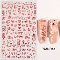 Valentine's Day Cute Sweet Heart Shape Rose Bow Knot Pet Nail Decoration Accessories 1 Piece sku image 26
