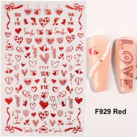 Valentine's Day Cute Sweet Heart Shape Rose Bow Knot Pet Nail Decoration Accessories 1 Piece sku image 27