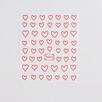Valentine's Day Simple Style Heart Shape Pet Nail Decoration Accessories 1 Piece sku image 2