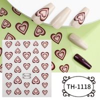 Valentine's Day Simple Style Heart Shape Pet Nail Decoration Accessories 1 Piece sku image 23