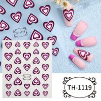 Valentine's Day Simple Style Heart Shape Pet Nail Decoration Accessories 1 Piece sku image 24