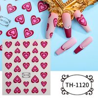 Valentine's Day Simple Style Heart Shape Pet Nail Decoration Accessories 1 Piece sku image 25