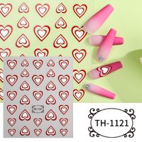 Valentine's Day Simple Style Heart Shape Pet Nail Decoration Accessories 1 Piece sku image 26