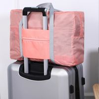 Unisex Basic Solid Color Nylon Travel Bags main image 5