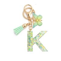 Cute Letter Resin Women's Keychain sku image 10
