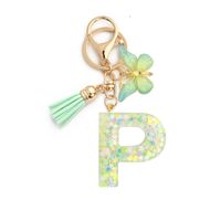 Cute Letter Resin Women's Keychain sku image 14