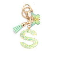 Cute Letter Resin Women's Keychain sku image 17