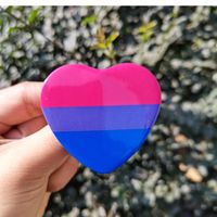 1 Piece Tinplate Rainbow Heart Shape sku image 3