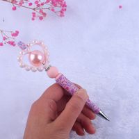 1 Piece Heart Shape Class Learning Daily Silica Gel Cute Ballpoint Pen main image 2